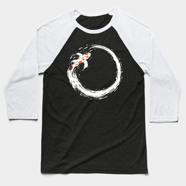 The Flow of Zen Baseball T-Shirt by StevenToang